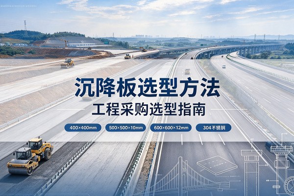 普定沉降板选择方法