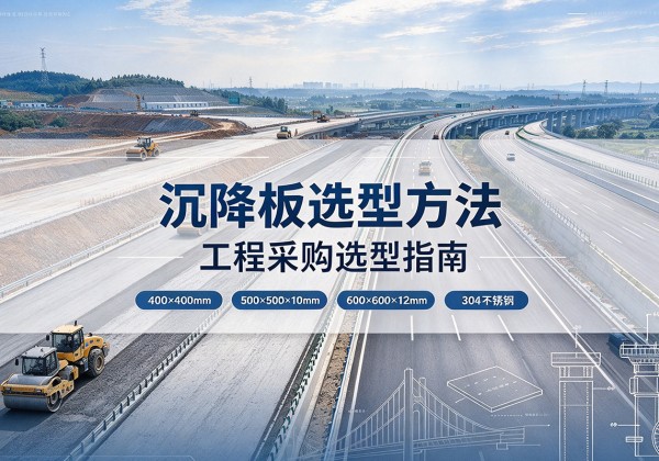 普定沉降板选择方法